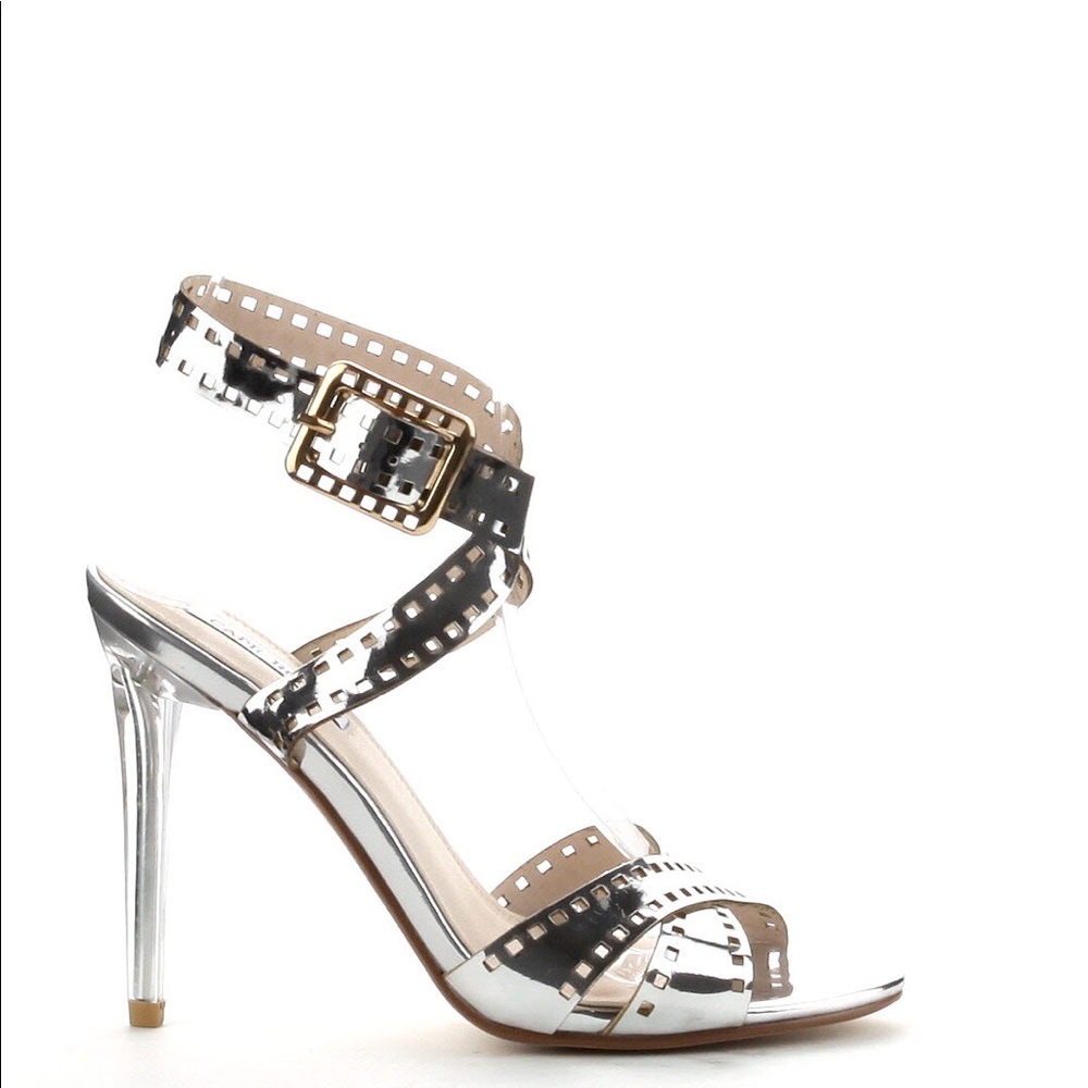 Metallic Criss Cross Sandals
